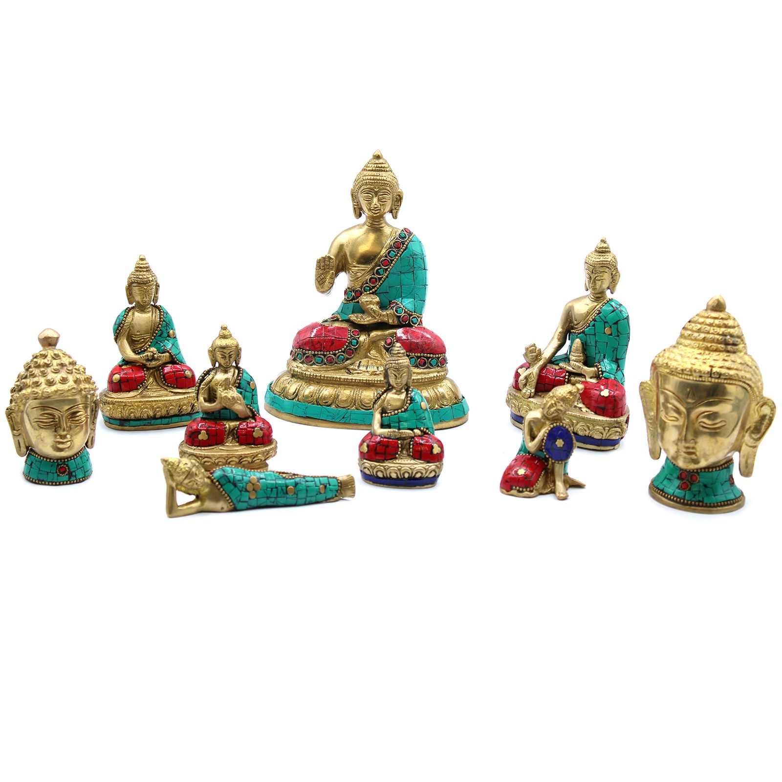 Figura de Buda de Latón - Bendición - 7.5cm - Imagen 6