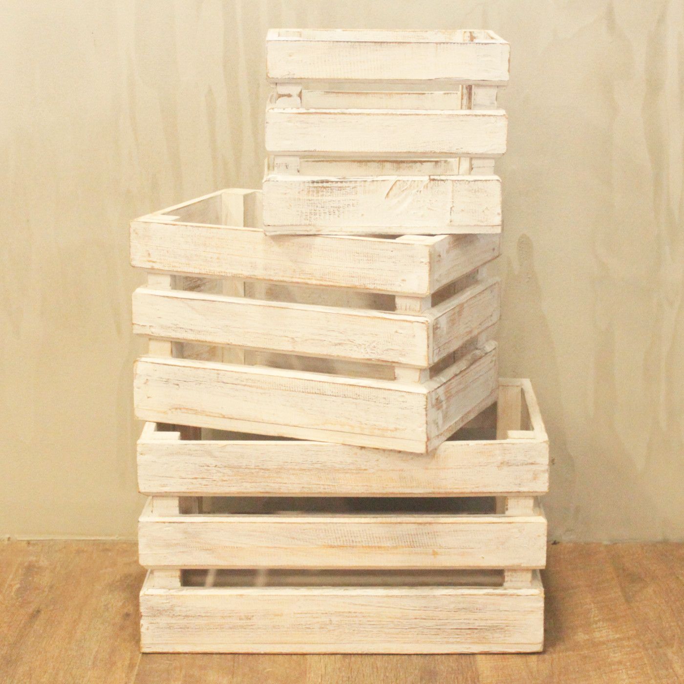 Caja de frutas set de 3 - Blanco - Imagen 4