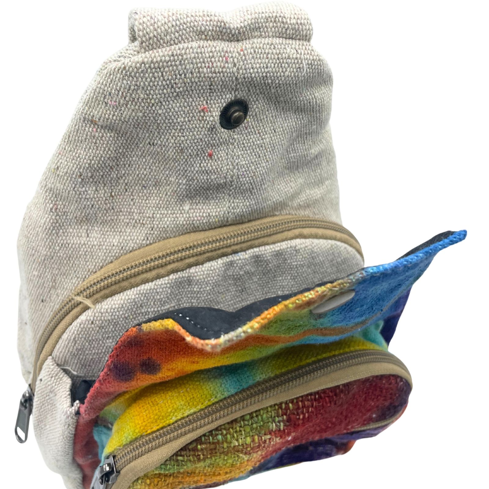 Bolso bandolera de cáñamo Tiedye - Imagen 4
