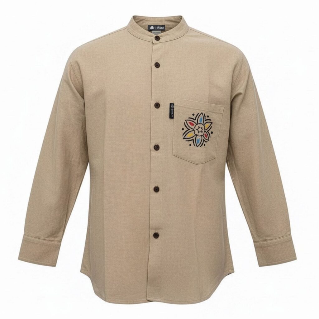 Nomad Sari Kathmandu Shirt - Piedra - Grande