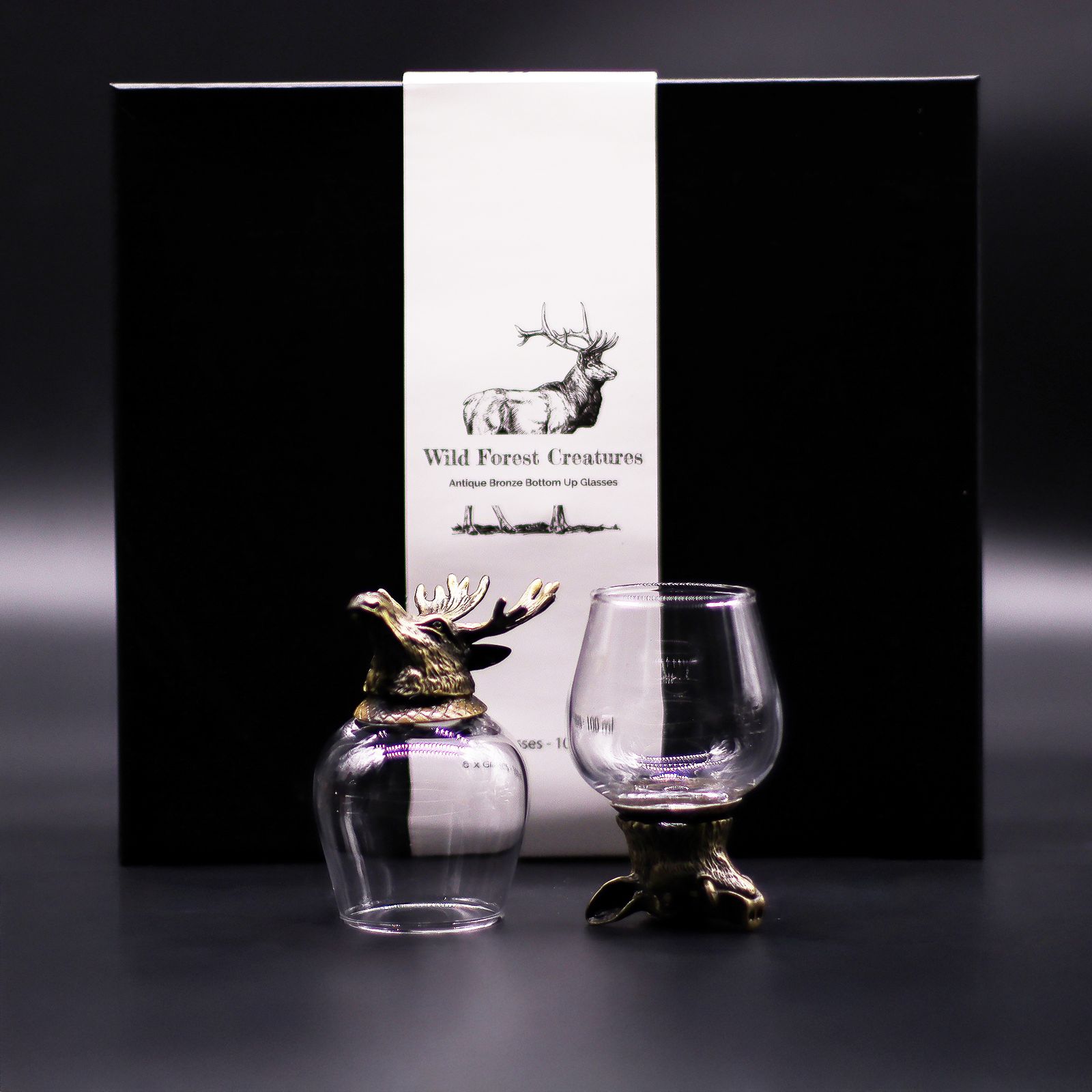 Set de regalo de 6 vasos (50ml) - Criaturas Místicas - Bronce Antiguo - Imagen 2
