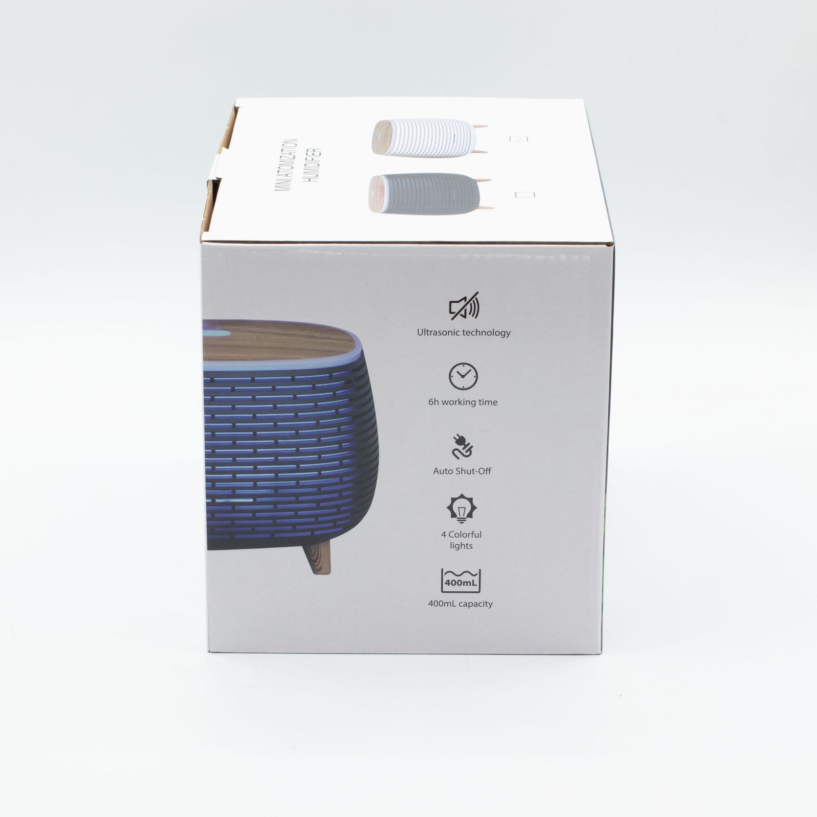 Aromaterapia Futurista con estrías - USB - Cambio de color - Control remoto - Imagen 6
