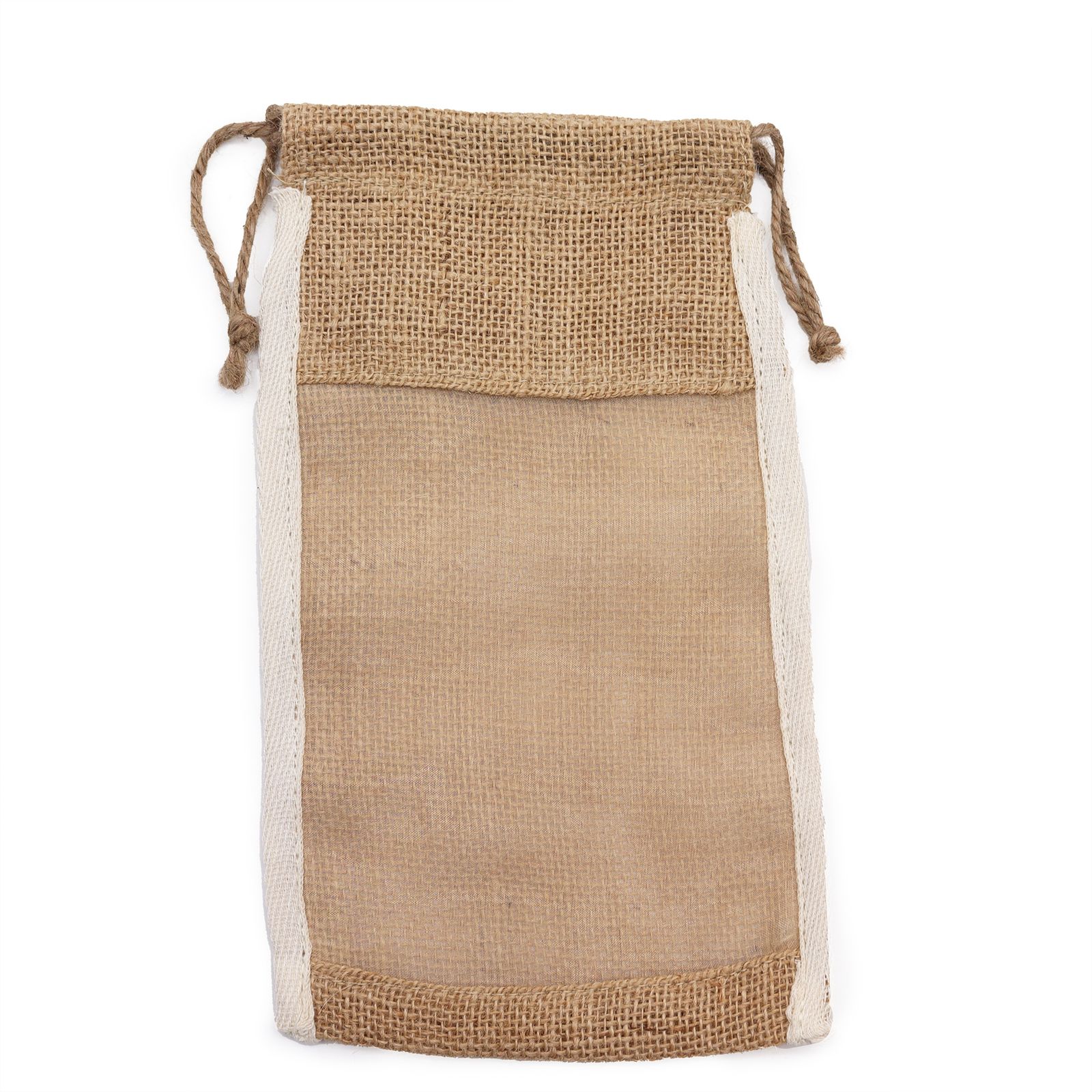 Bolsa Grande de Yute Lavada - 26x15cm - Imagen 5