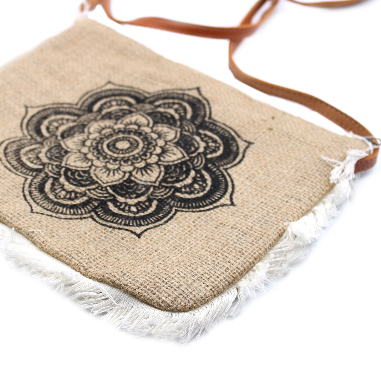 Bolso con flecos - Estampado Mandela - Imagen 3