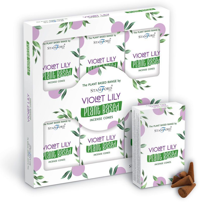 Conos de Incienso a Base de Plantas - Violeta Lilly - Imagen 2
