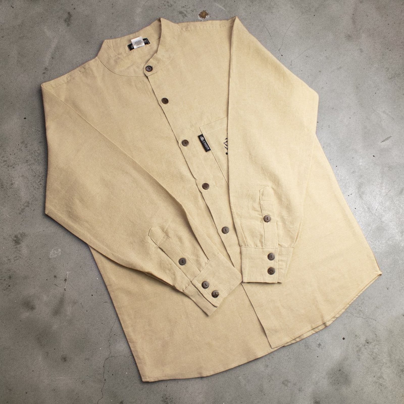 Nomad Sari Kathmandu Shirt - Piedra - Grande - Imagen 3