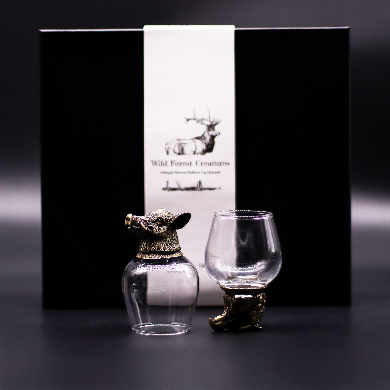 Set de regalo de 6 vasos (50ml) - Criaturas Místicas - Bronce Antiguo - Imagen 3