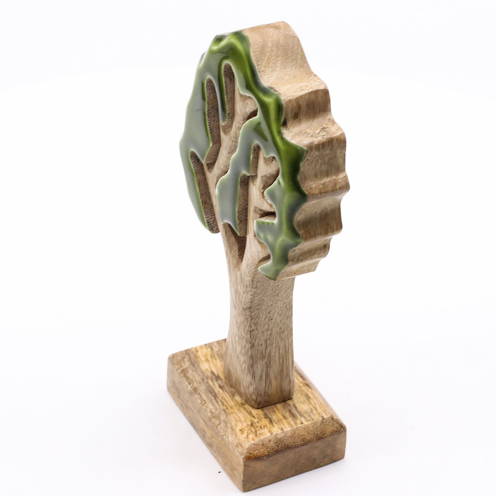 Perdido en el bosque - Decoración de madera 3D de un solo árbol - 20x10cm - Imagen 7