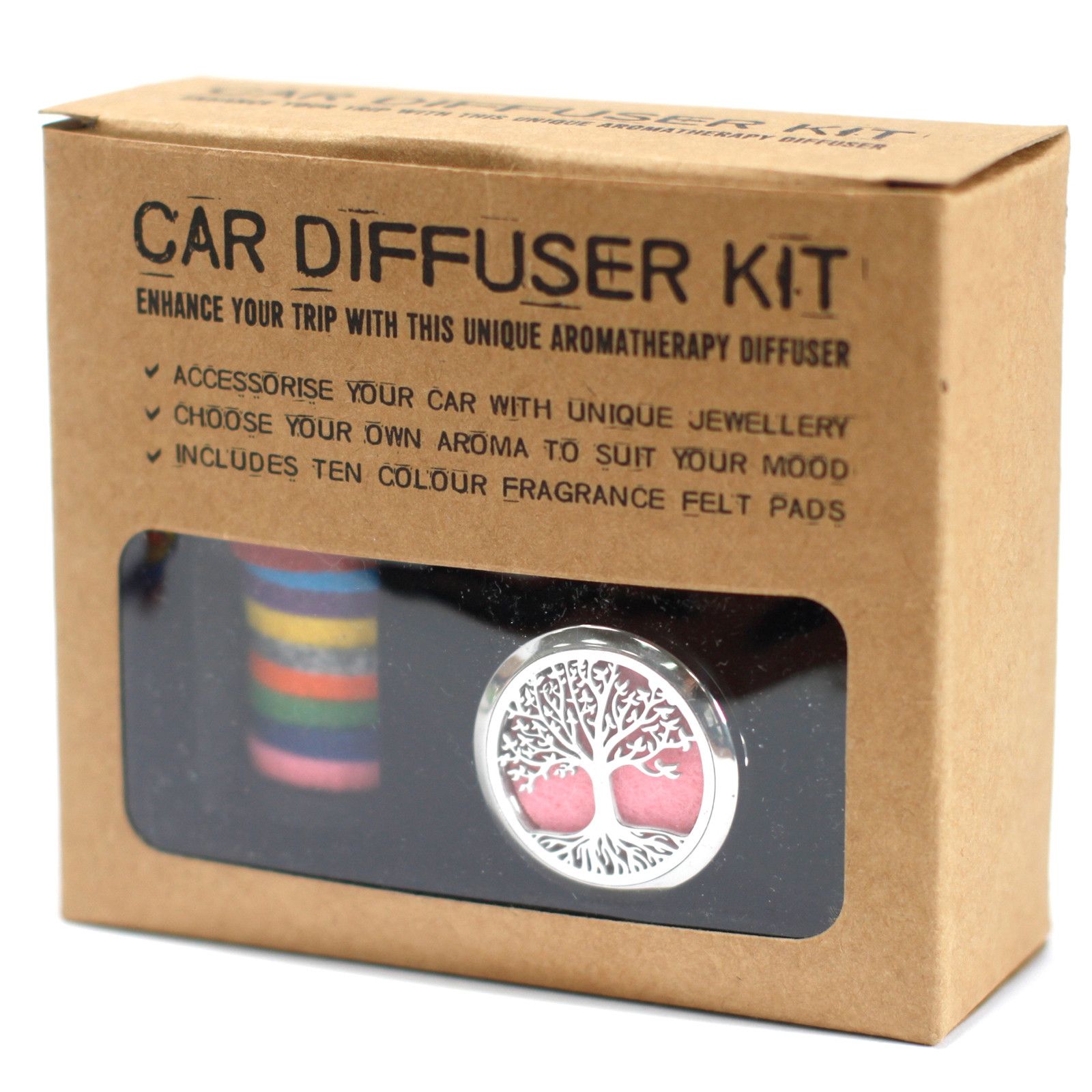 Kit difusor para coche - Buda de loto - 30mm - Imagen 6