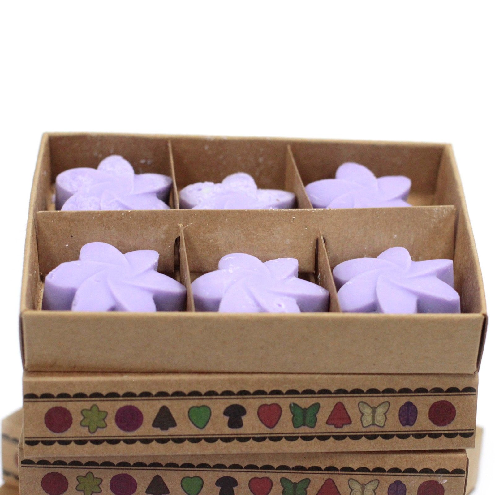 Caja de 6 ceras de Soja -Campos de lavanda - Imagen 6