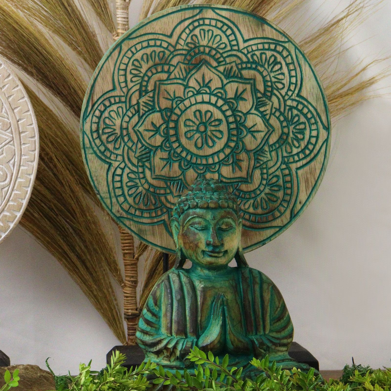 Set Feng Shui Buda - Mandala - Verde - Imagen 3
