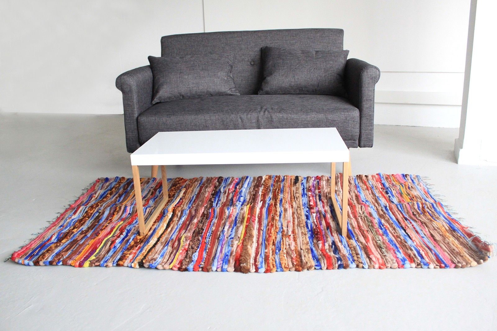 Alfombra grande de trapo - 105x185cm - Imagen 4