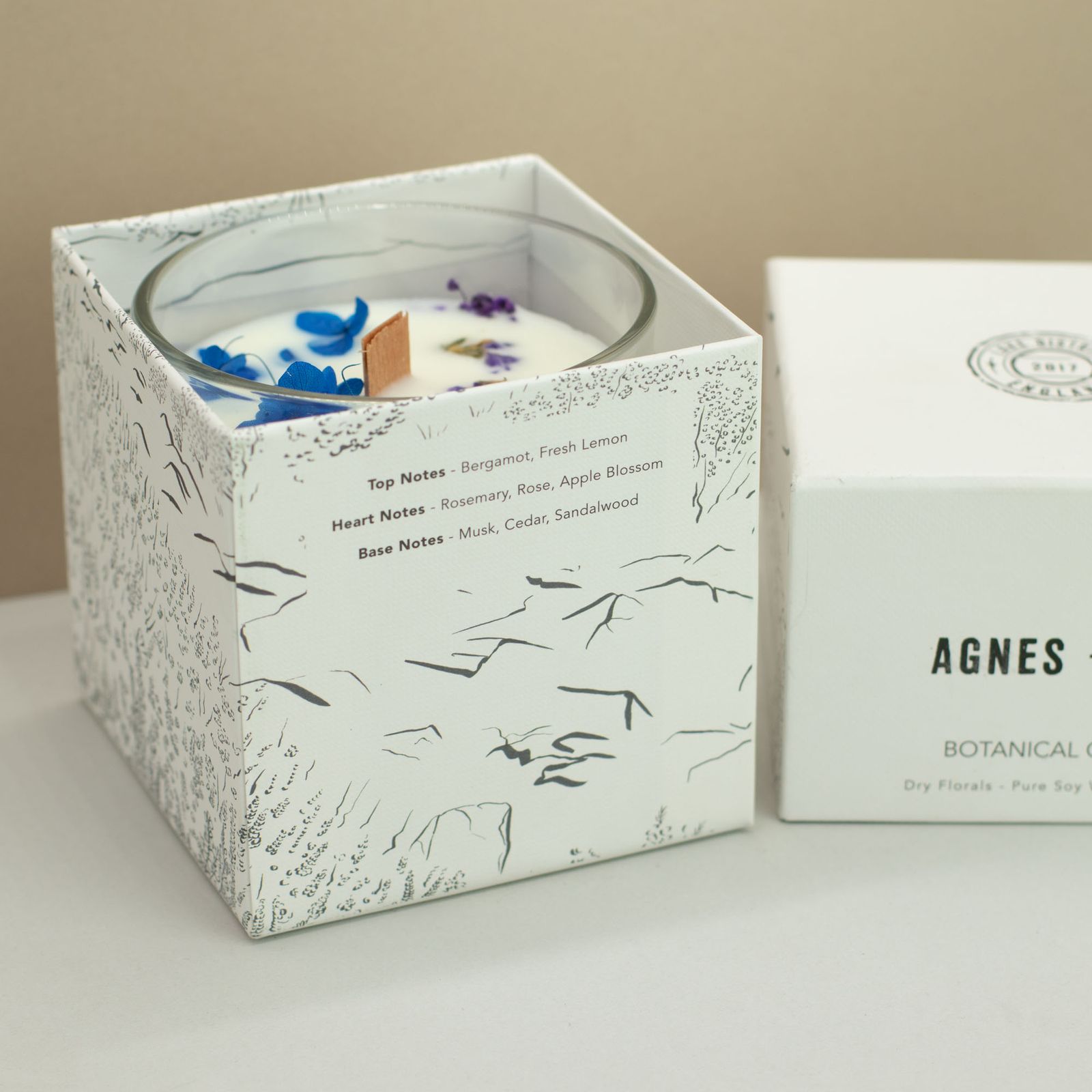 Vela de Cera de Soja Botánica Agnes + Cat - Moorland - Imagen 4