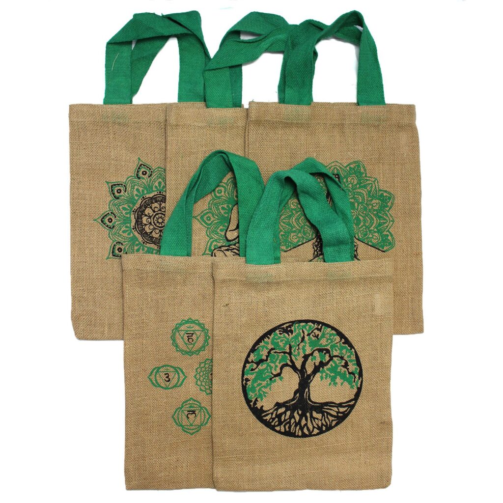 Bolsa de Yute- 5 Diseños Místicos ( Aleatorio)