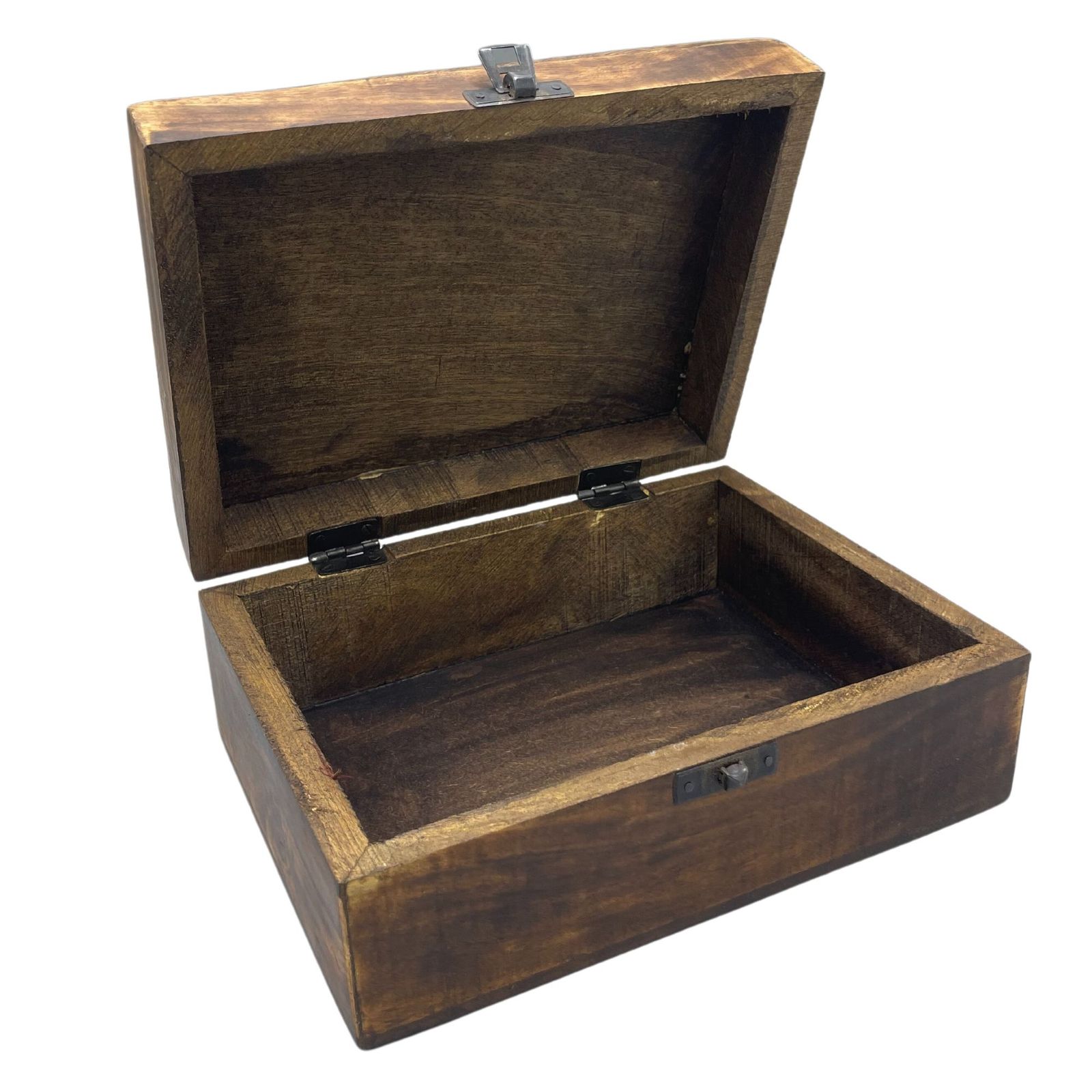 Caja Grande de Cerámica Esmaltada - 20x15x7.5cm - Roja - Imagen 2