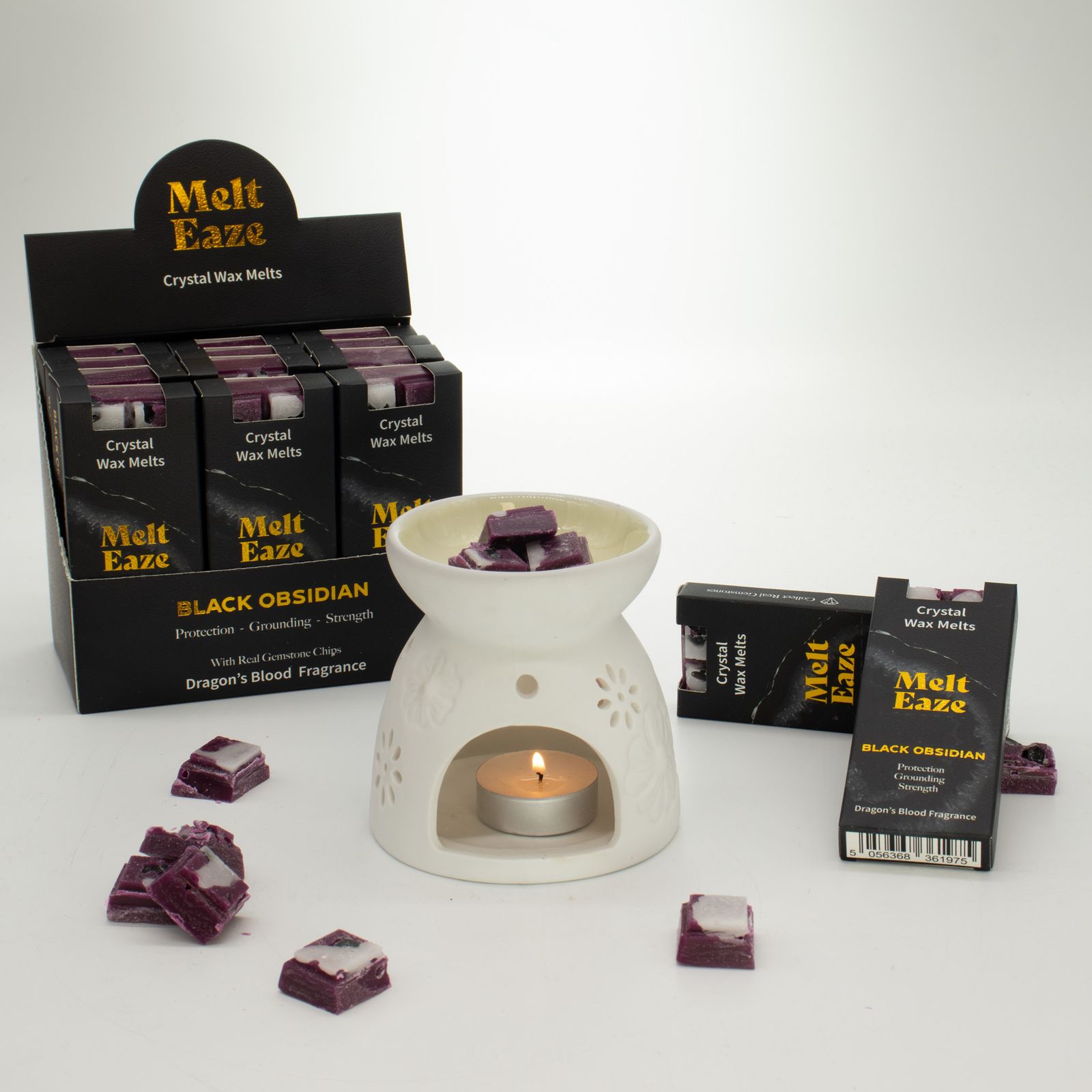 MeltEaze Wax Melts 50g - Escudo de Obsidiana - Sangre de Dragón - Imagen 2