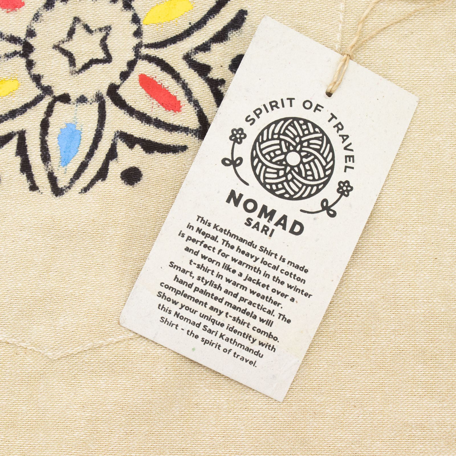 Nomad Sari Kathmandu Shirt - Piedra - Grande - Imagen 4