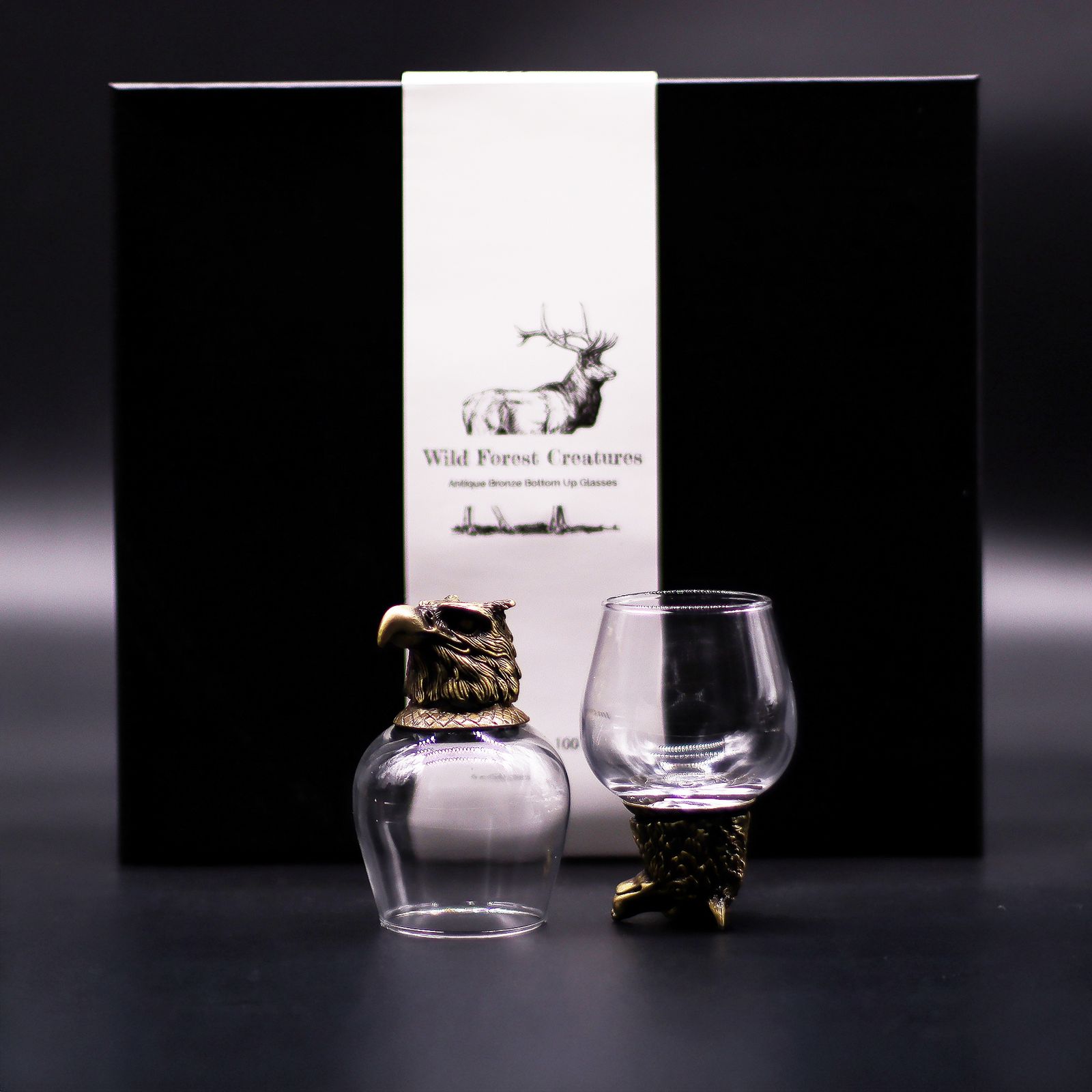 Set de regalo de 6 vasos (50ml) - Criaturas Místicas - Bronce Antiguo - Imagen 4