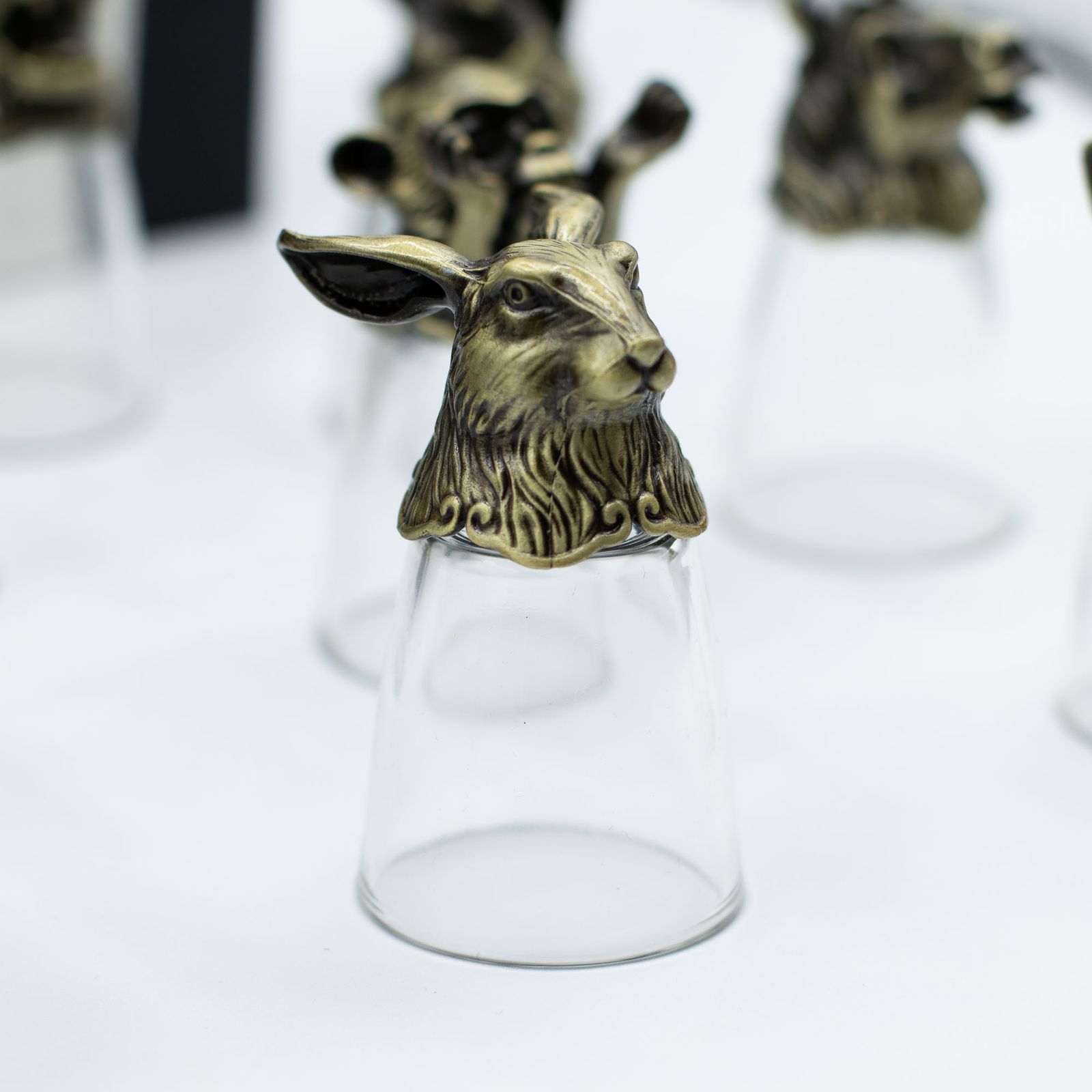 Vasos de chupito Bottom Up (25ml) - Bosque y Criaturas Místicas - Bronce Antiguo - Imagen 11