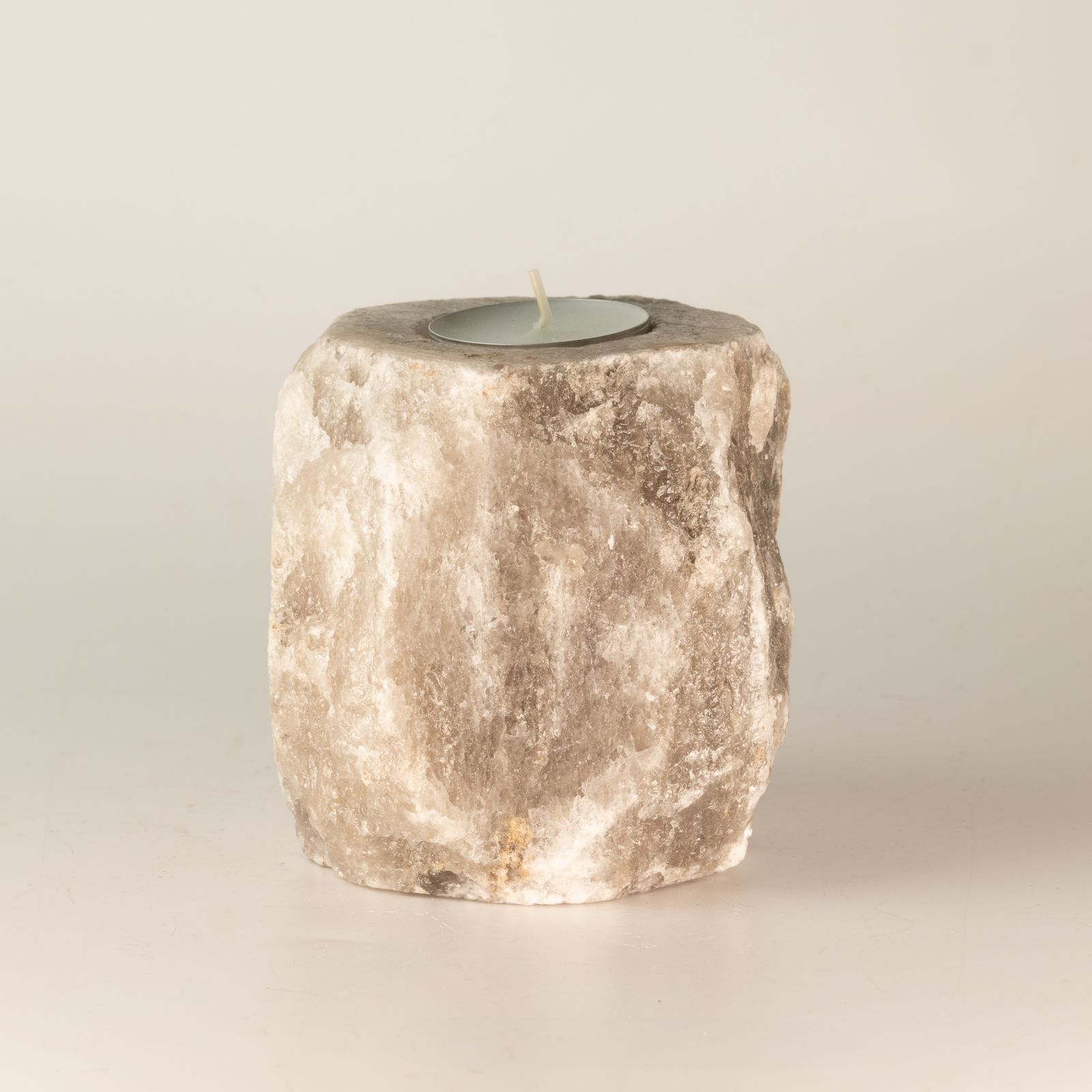 Portavelas de Sal Gris 600-800g