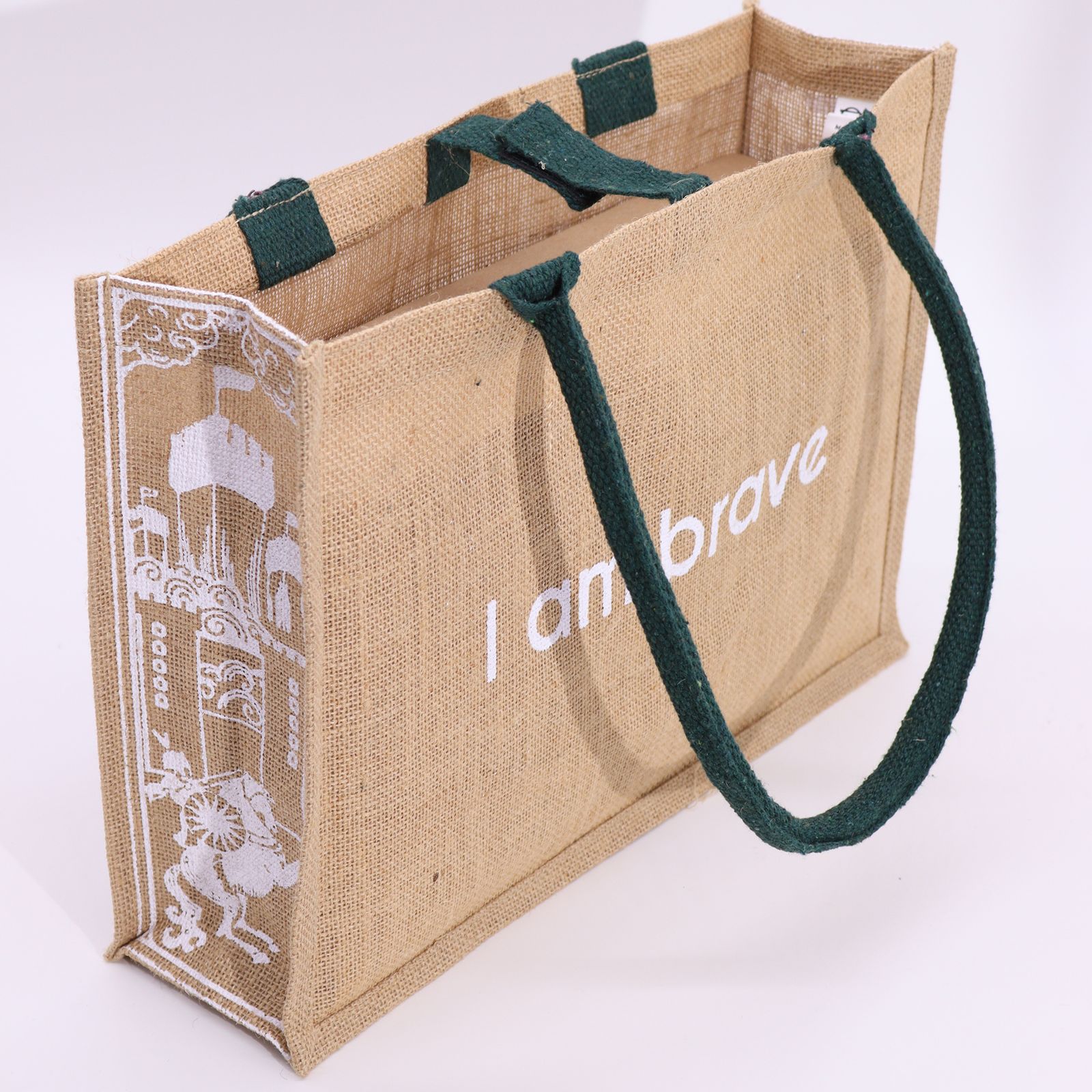 Bolsa Grande de Yute Hop Hare - Soy Valiente - Imagen 7