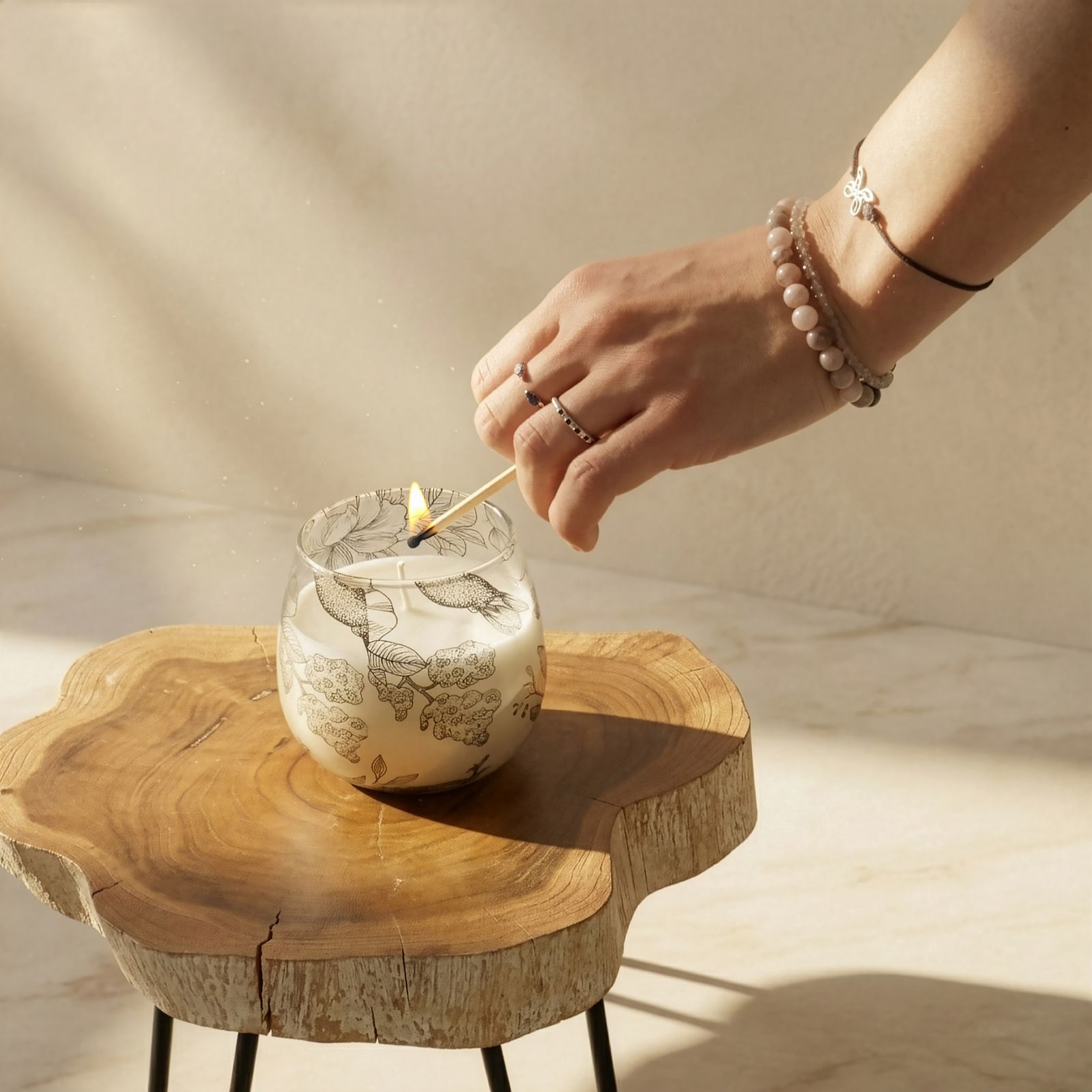 Velas en tarros de vidrio pequeños - Dibujadas por Llama - Imagen 7