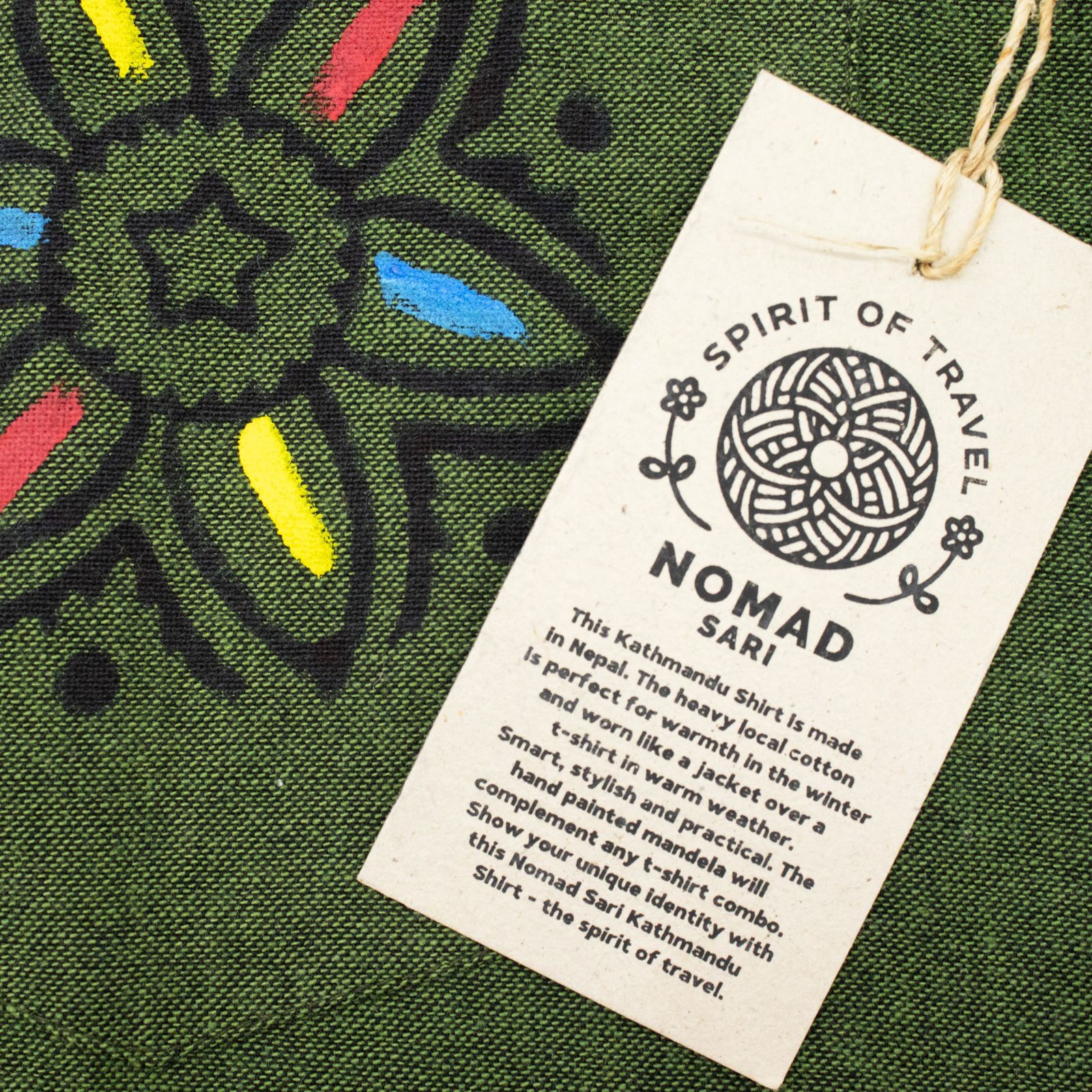 Camisa Nomad Sari Kathmandu - Verde Bosque - XL - Imagen 6