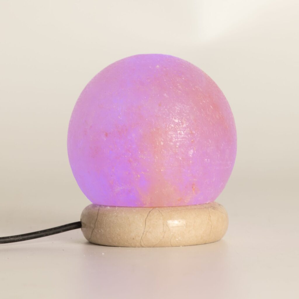 Lámpara de sal de bola USB de calidad - 8 cm (multi)