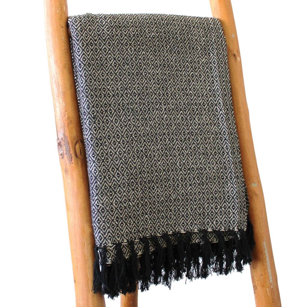 Mantas Boho Comfort - Carbón