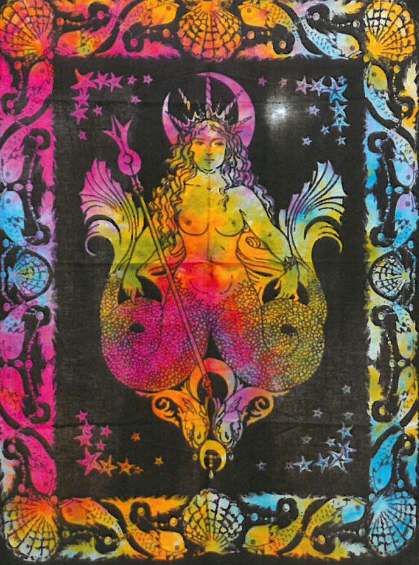 Arte mural de algodón - Sirena