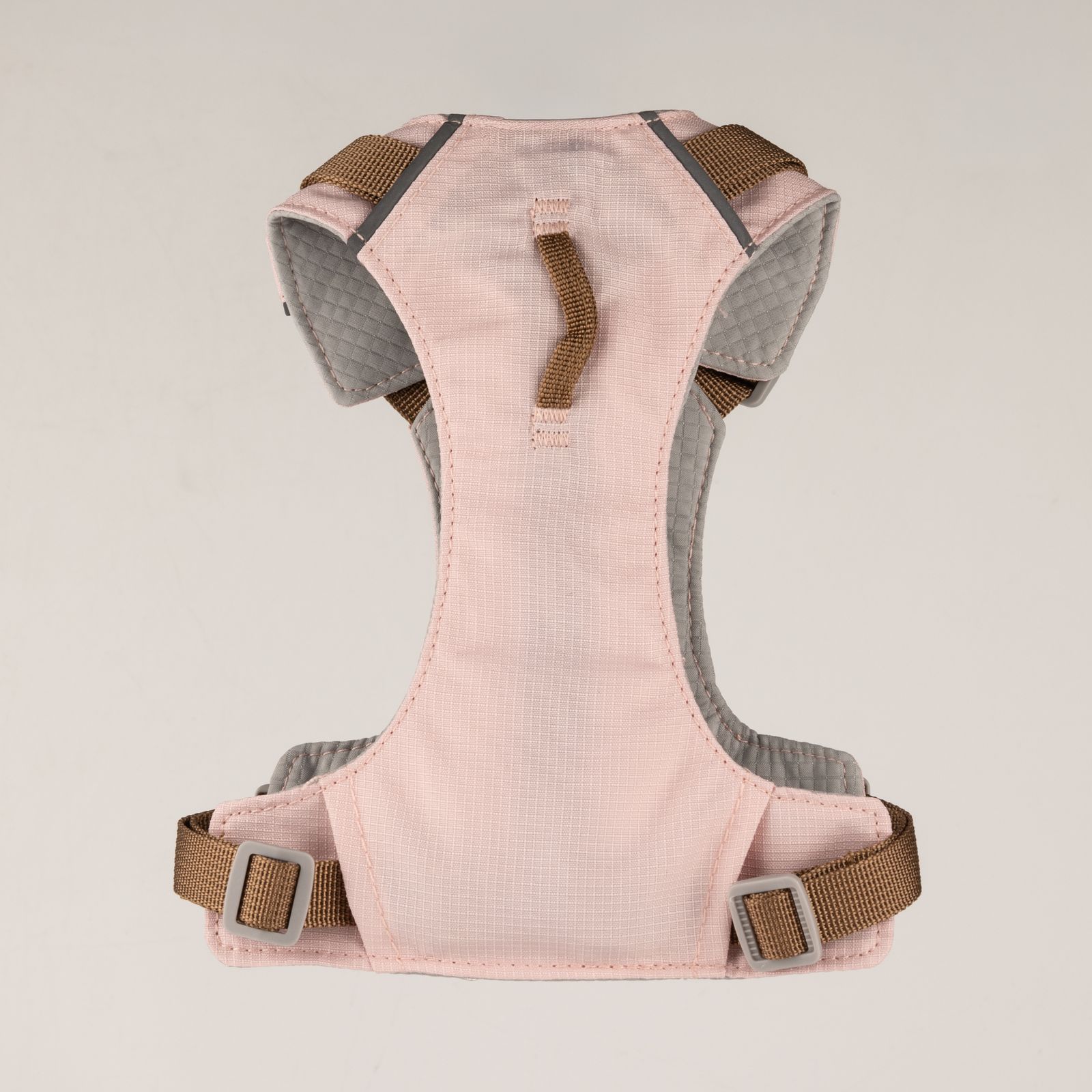 PAW - S (4-8 kg) Arnés de paso para perros Guardian con malla reflectante - Rosa suave - Colgante de cuarzo rosa - Imagen 9