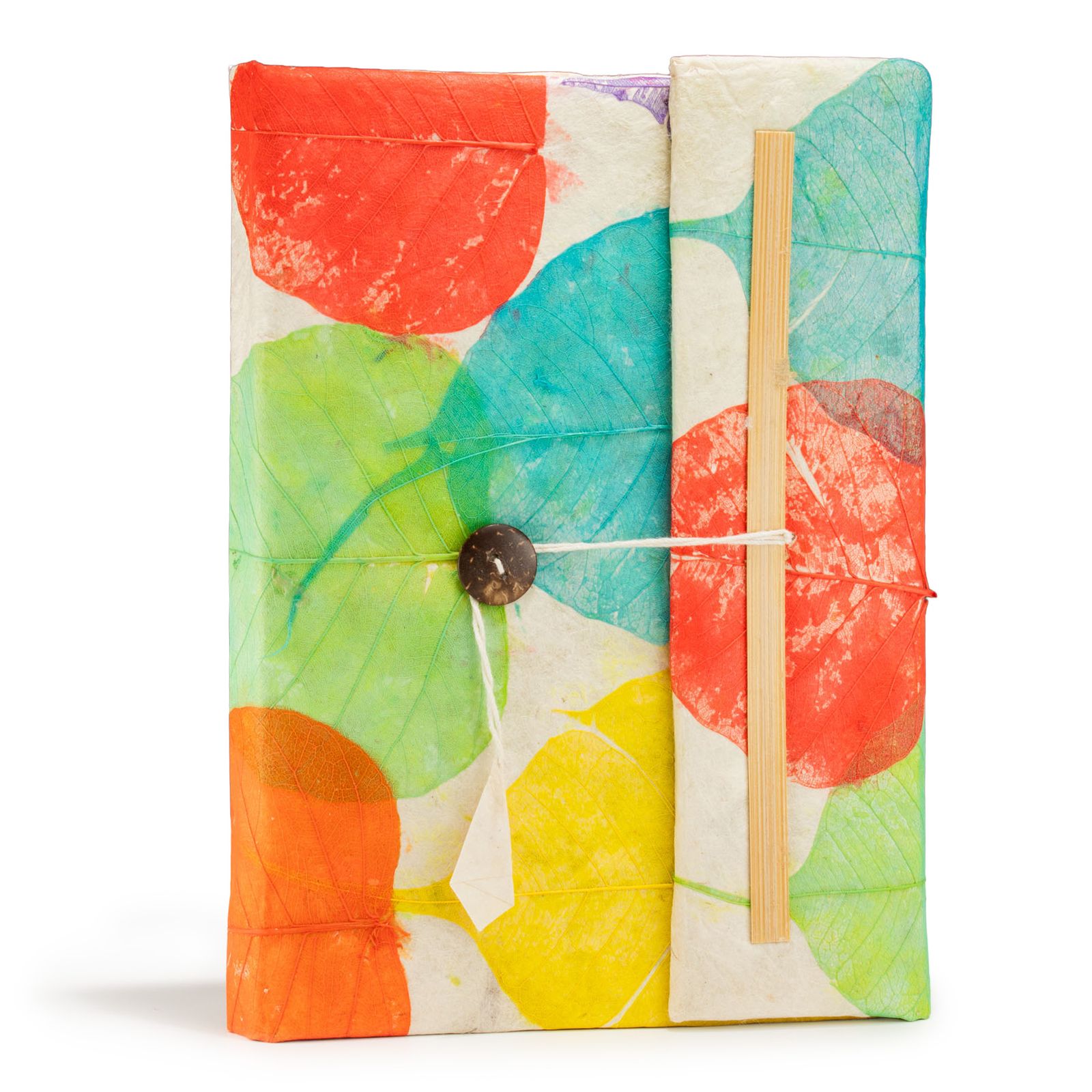 Lrg Lokta Colorful Leafs Lrg (21x15cm) - 45 hojas