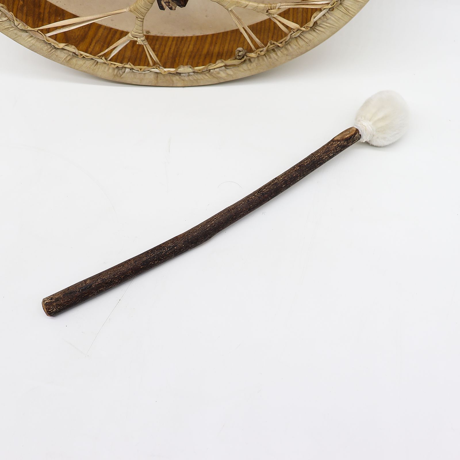 Espíritu del Oso - Tambor Chamán y Baqueta - Afinable - 40 cm - Imagen 6