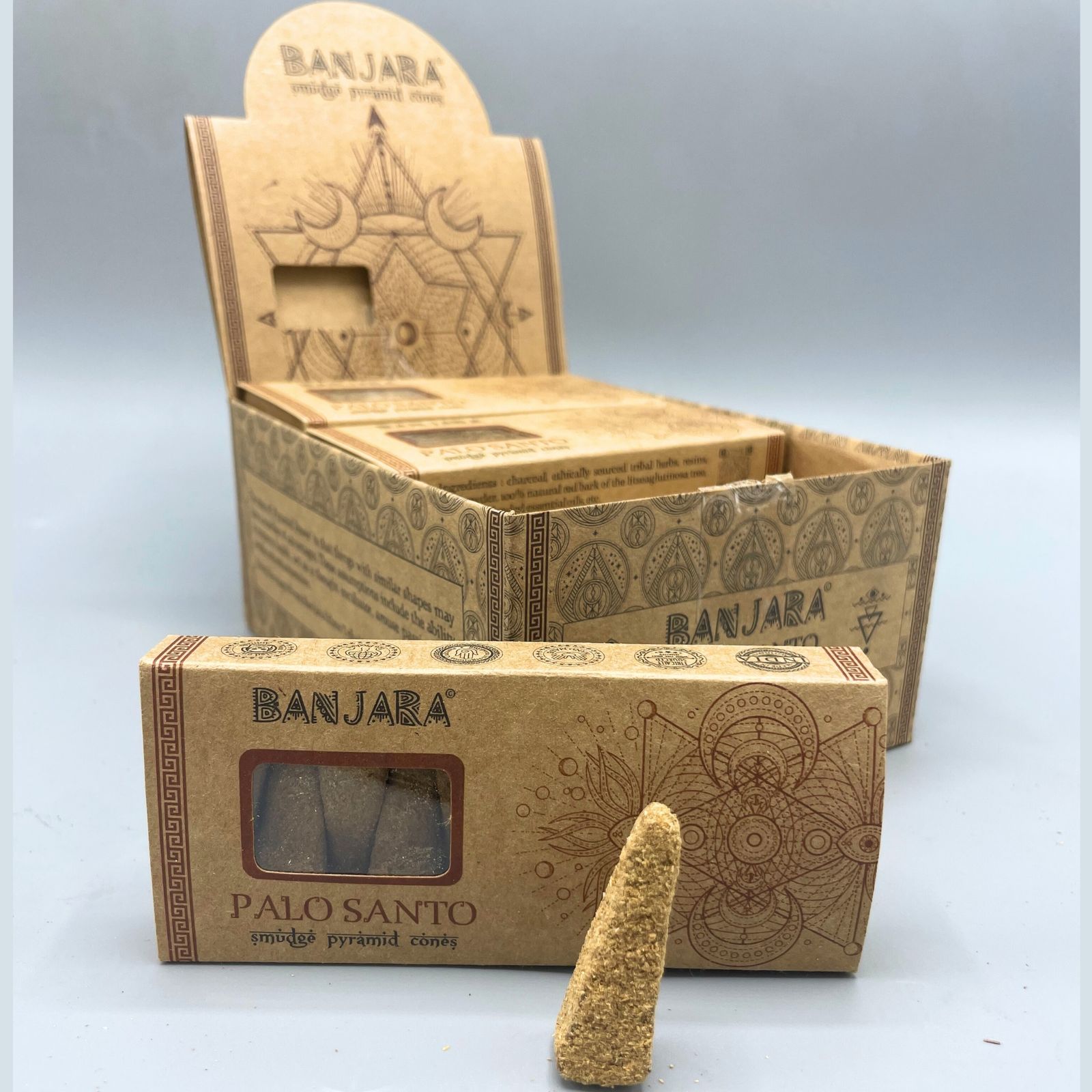 Conos piramidales Banjara Smudge - Palo Santo - Imagen 8
