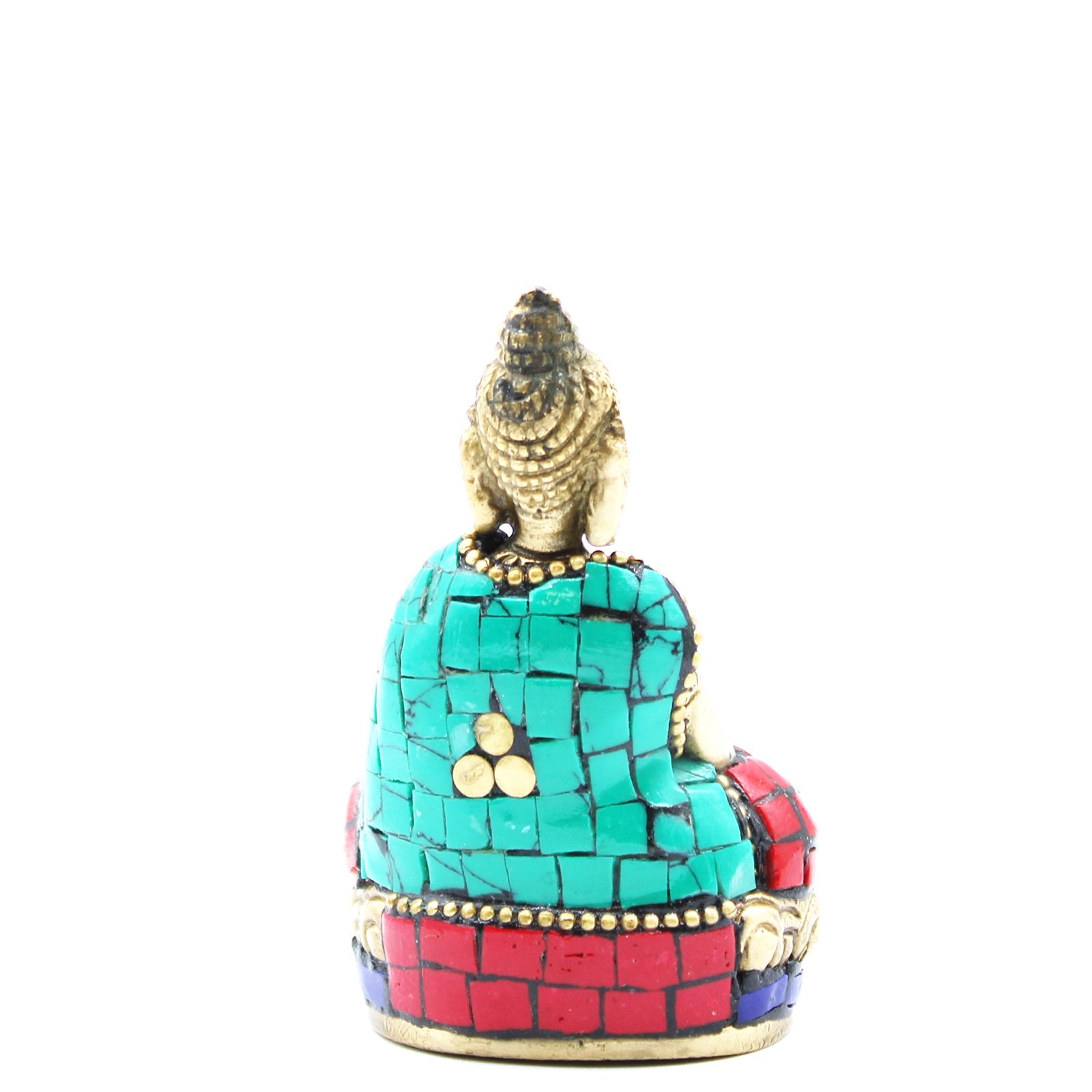 Figura de Buda de Latón - Manos Arriba - 7.5 cm - Imagen 3