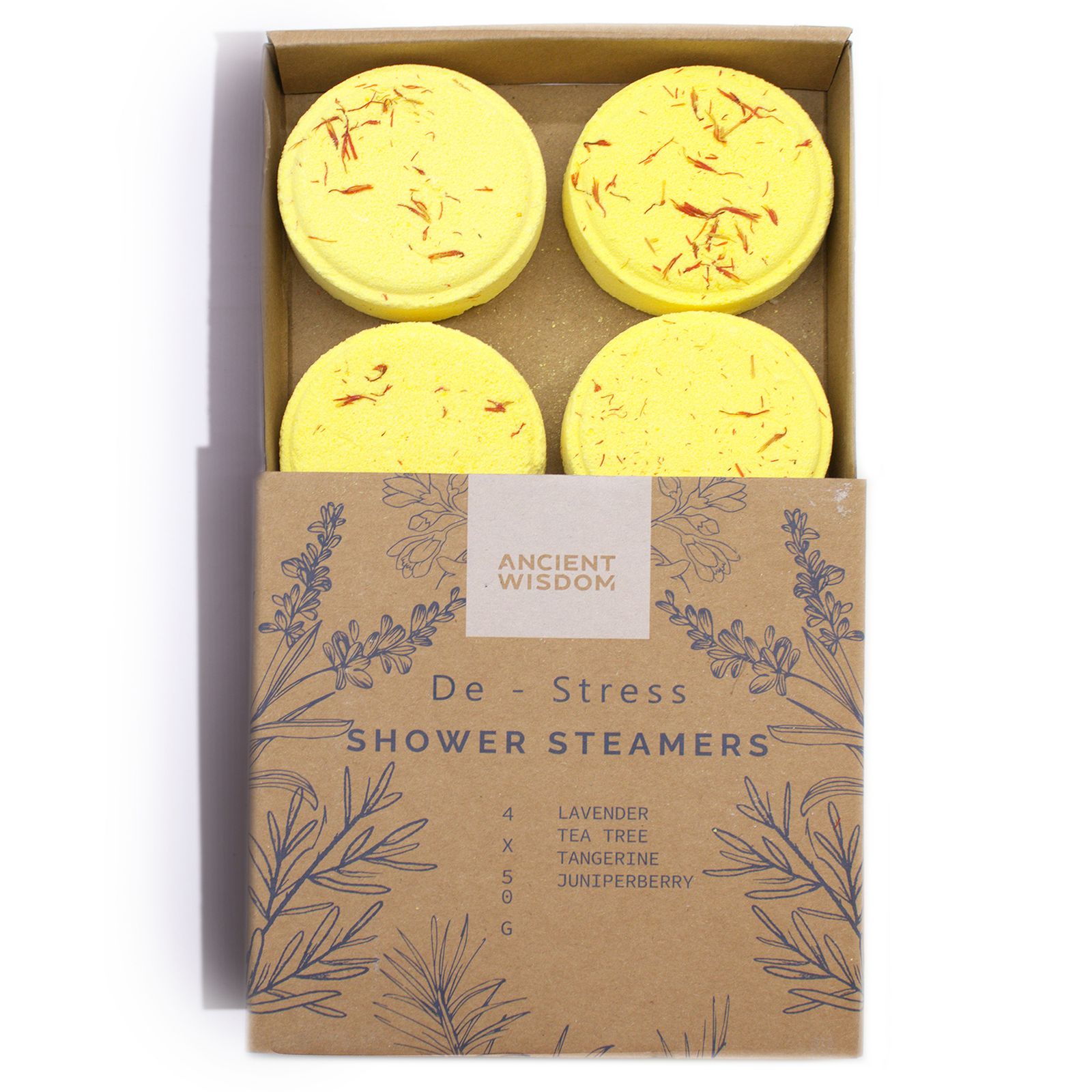 Zen Shower Steamers - Cuarteto de Bienestar Terapéutico - Desestresante (Amarillo) - Imagen 5