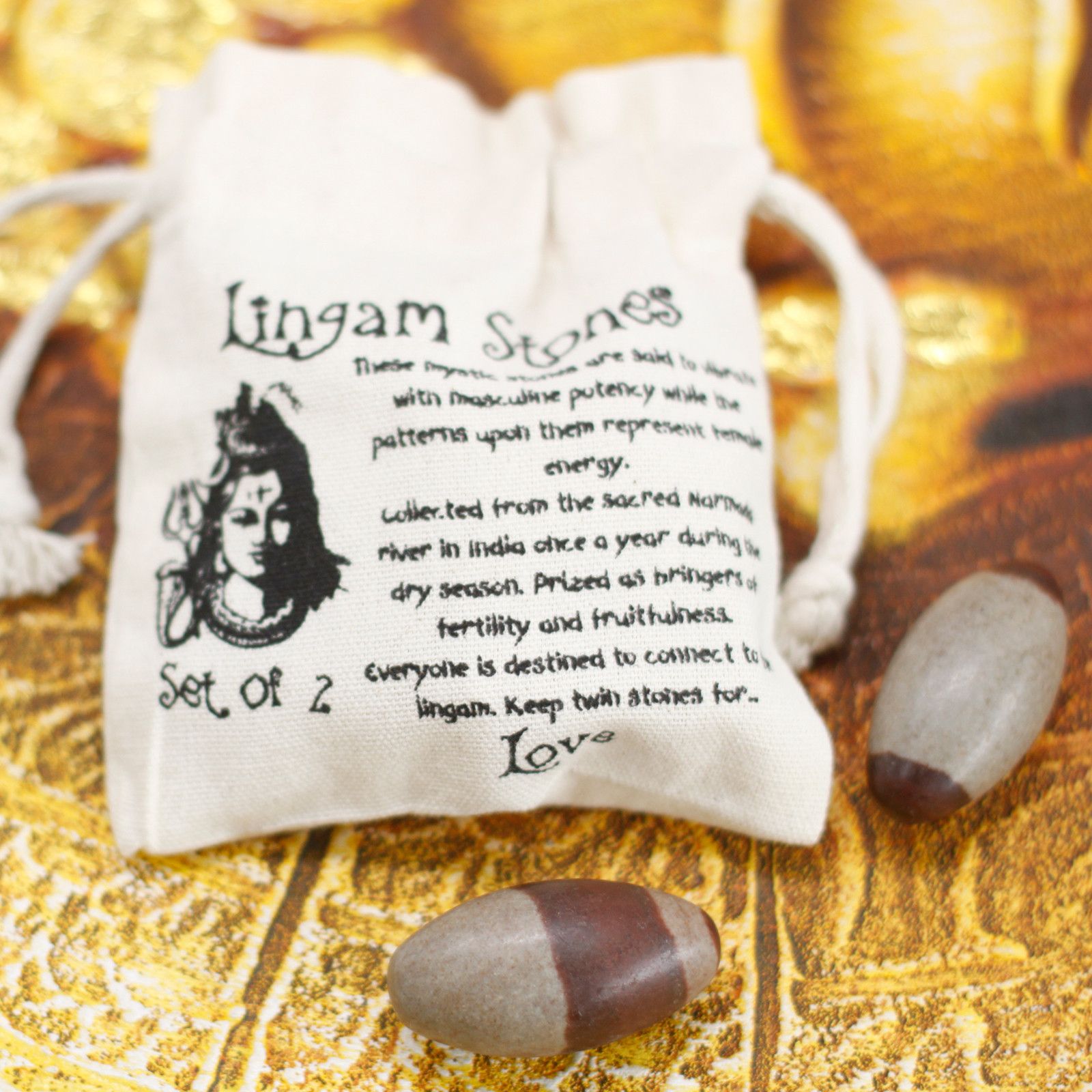 Lingam de dos pulgadas - 2 piedras - Imagen 4