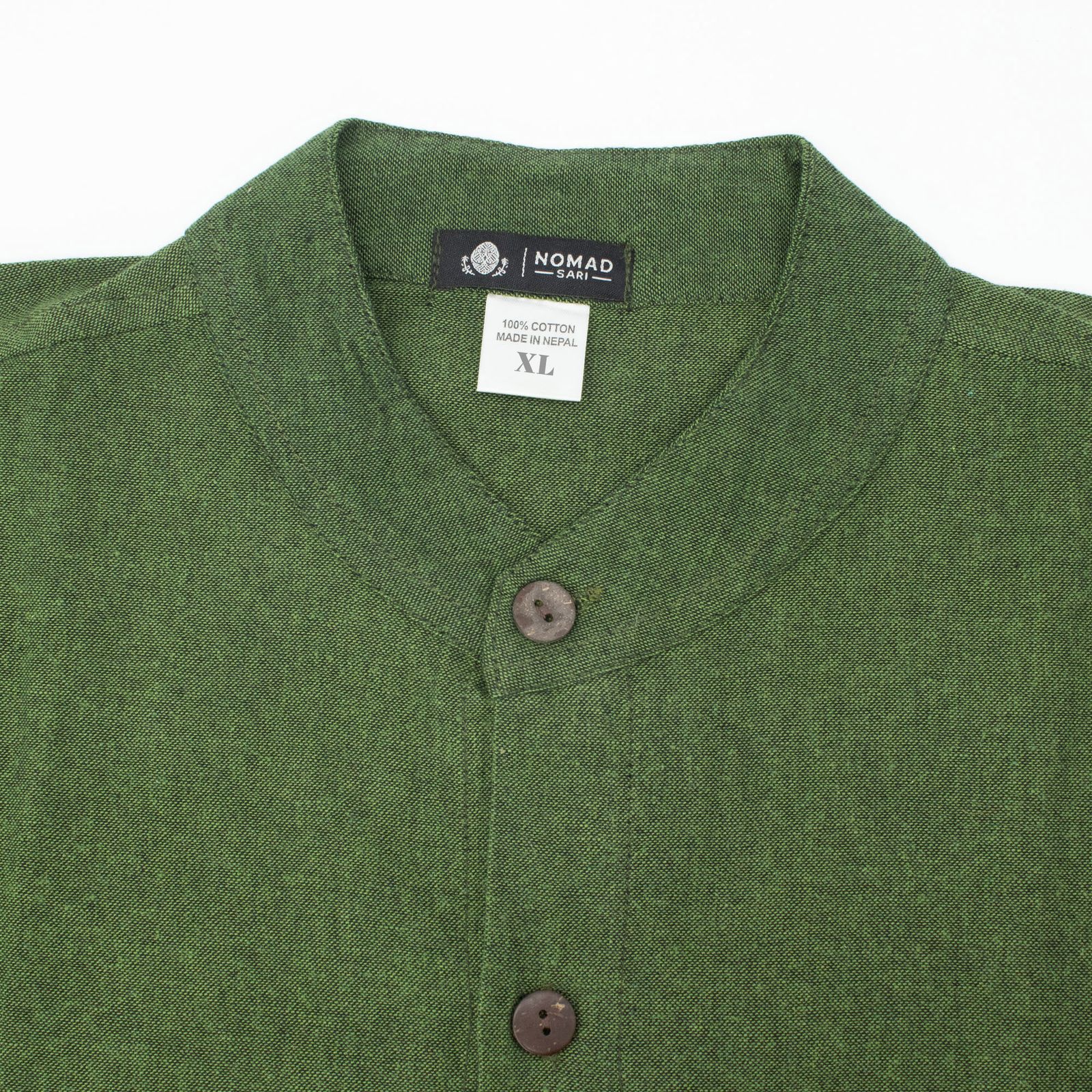 Camisa Nomad Sari Kathmandu - Verde Bosque - XL - Imagen 7