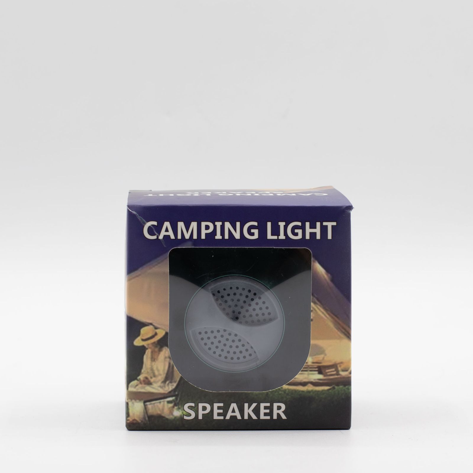 Lámpara colgante verde para acampar y mini altavoz - Imagen 6