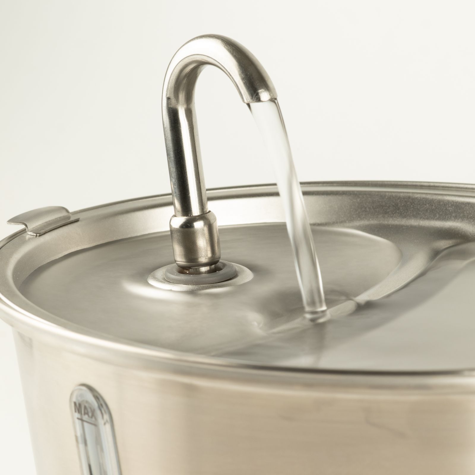 Tazones para comida PAW - Fuente de agua eléctrica de 2.5 litros - USB - acero inoxidable (304) - Imagen 10