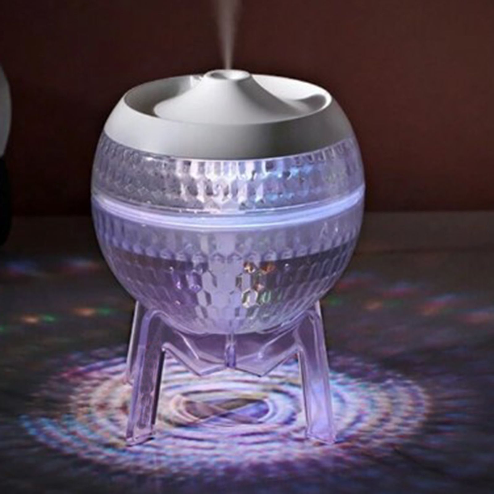 Difusor transparente Mondo Planet - USB - Cambio de color (luz abajo) - Imagen 5