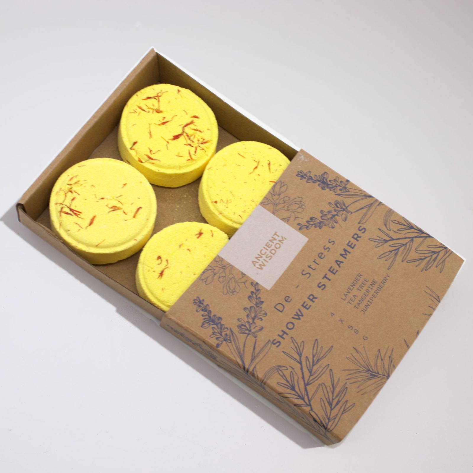 Zen Shower Steamers - Cuarteto de Bienestar Terapéutico - Desestresante (Amarillo) - Imagen 3