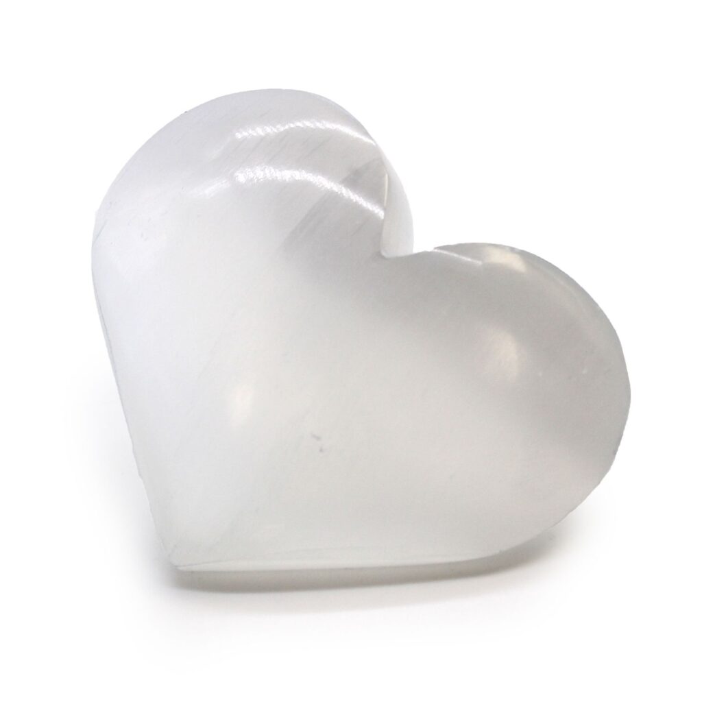 Corazón Selenita - 5-6 cm