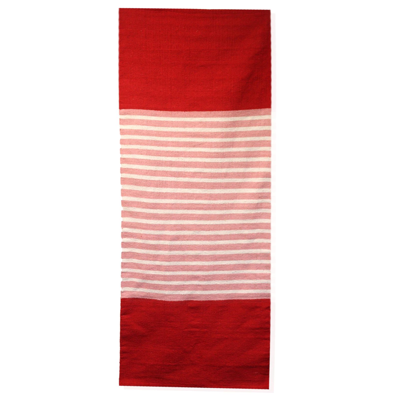 Alfombra India de Algodón - 70x170cm - Rojo/Rosa - Imagen 7
