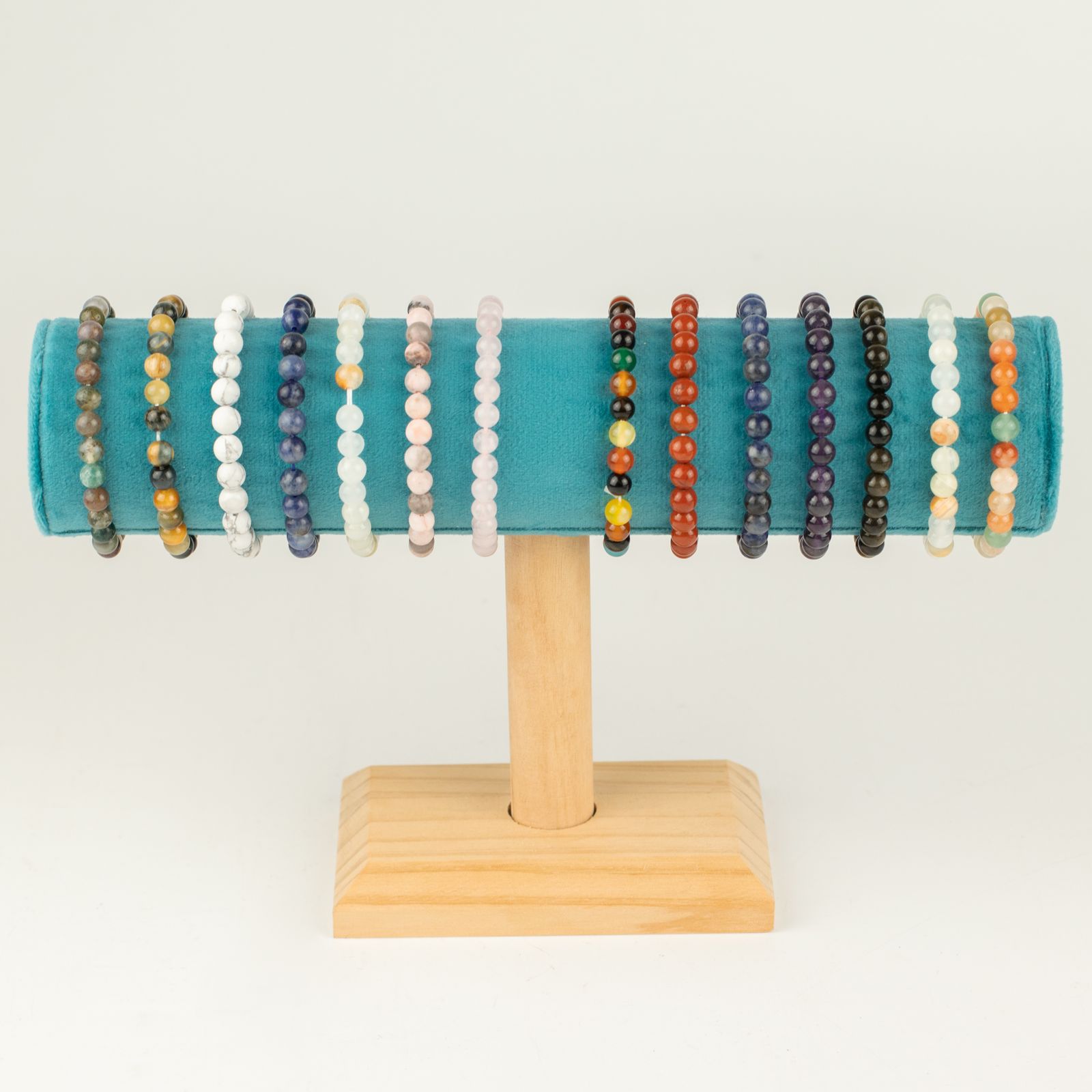 Pulsera de Poder Pequeña (17 cm x 6 mm) - Cuarzo Rosa - Imagen 6