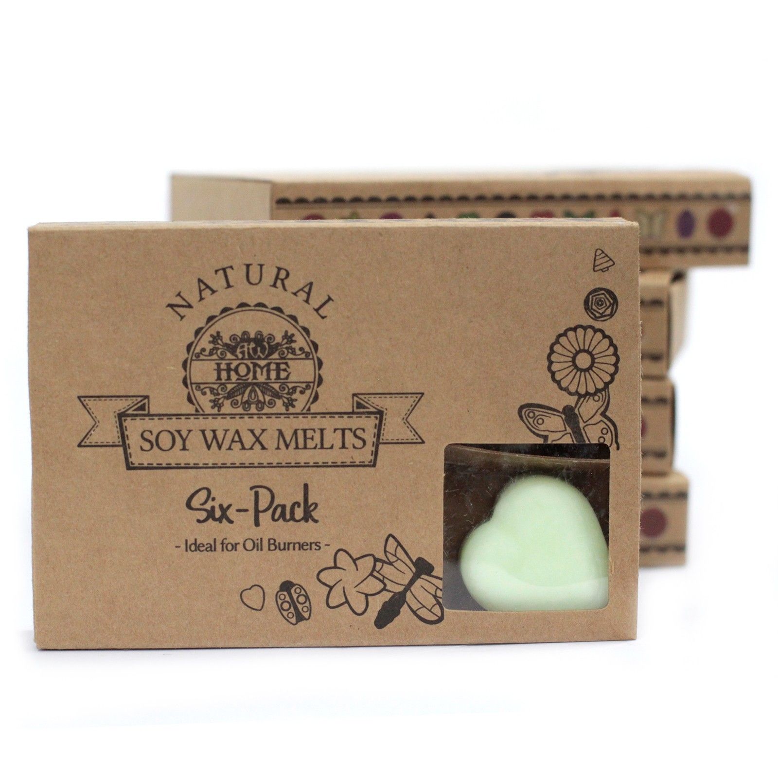 Caja de 6 ceras de Soja - manzana especiada - Imagen 2