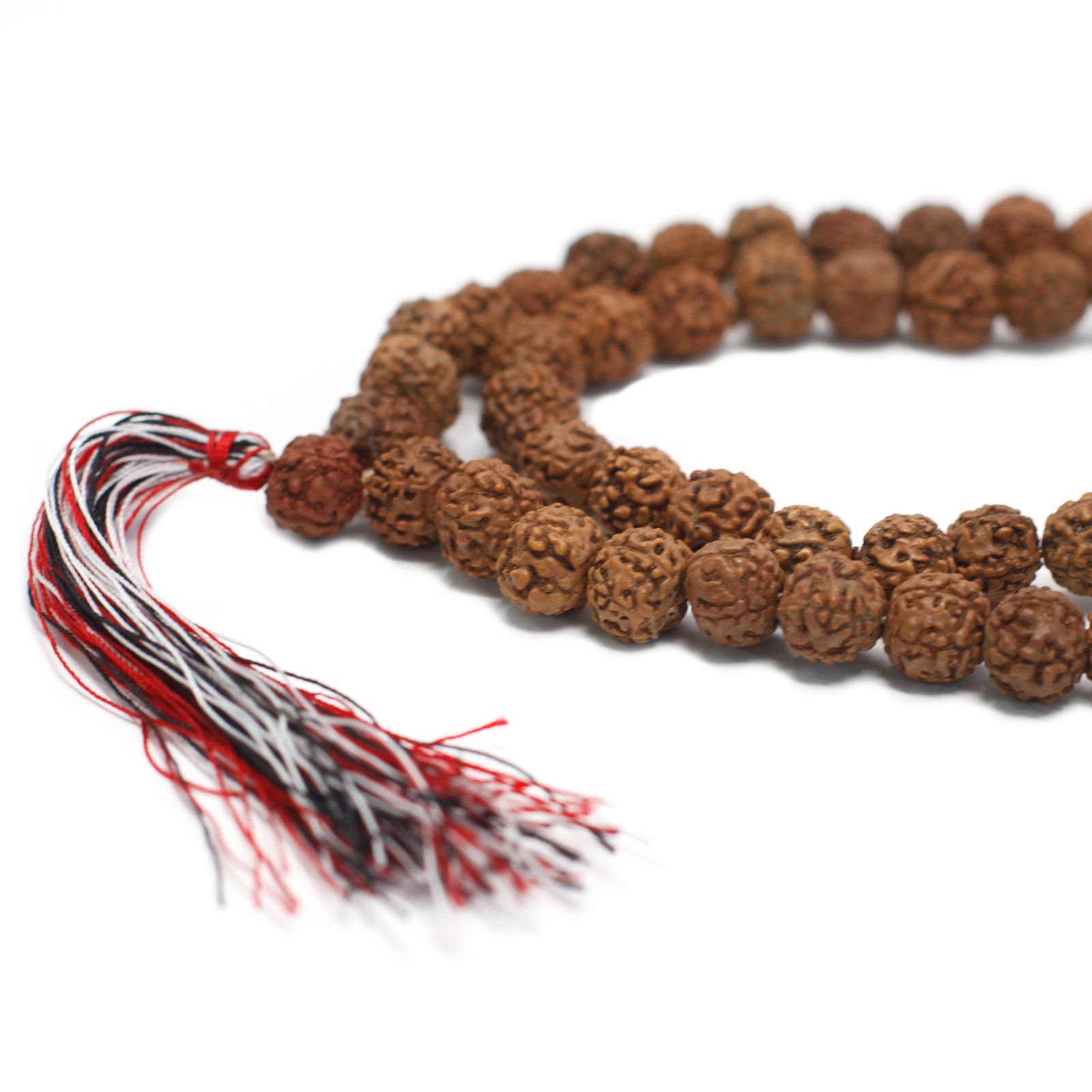 108 Rudraksha Japa Mala - Natural - Imagen 2
