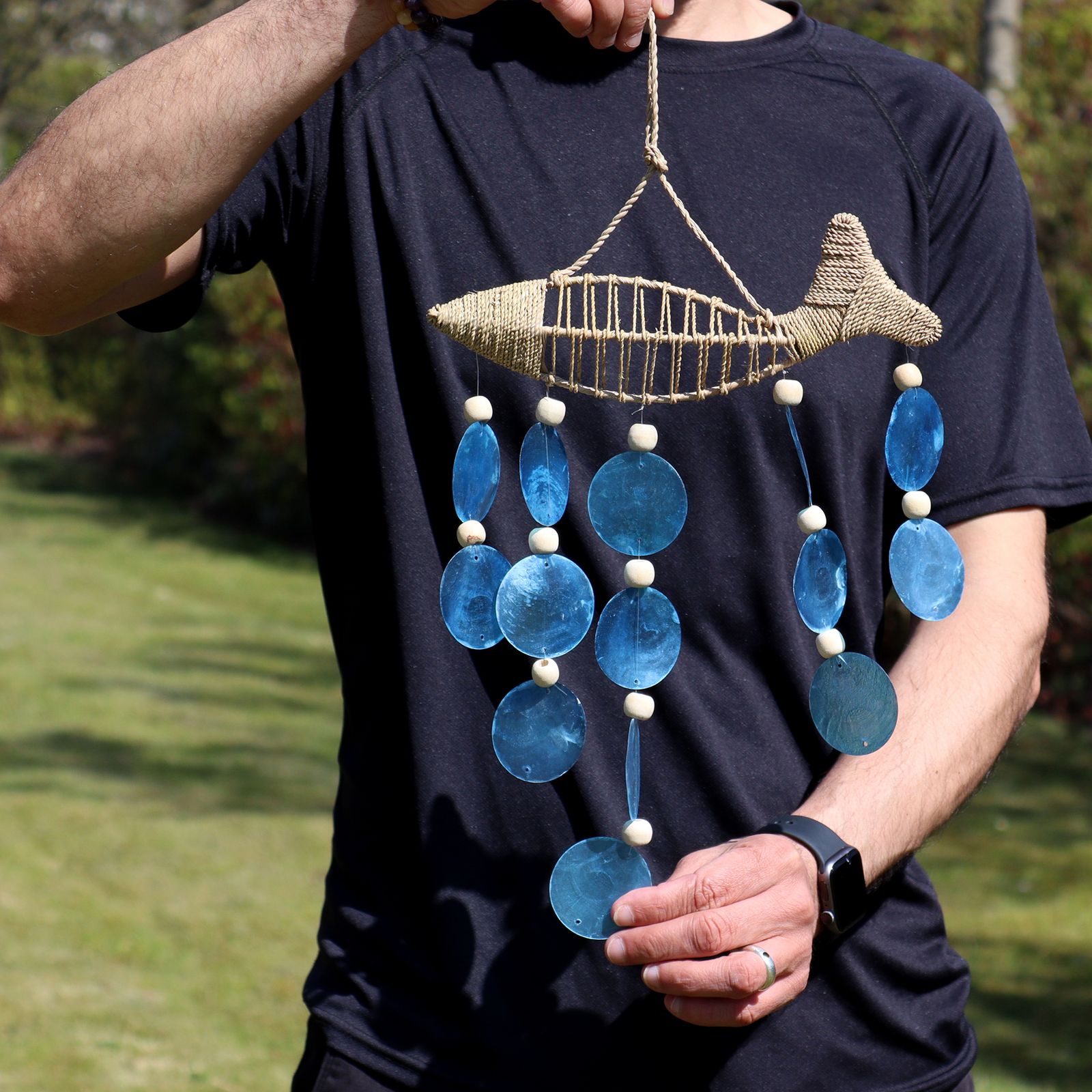 Pez en Cuerda y Gota Azul - Imagen 2