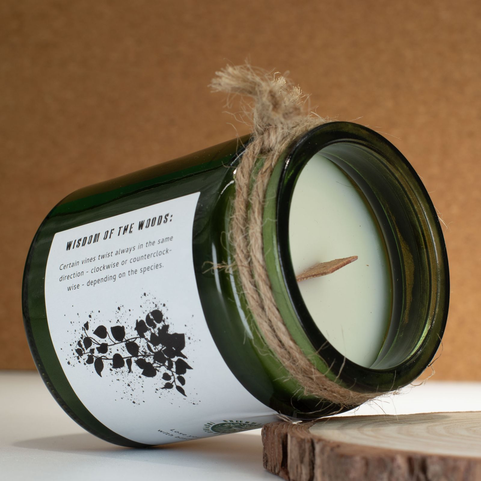 Vela de soja Greenman Woodwick - Vid Crepuscular - Imagen 4