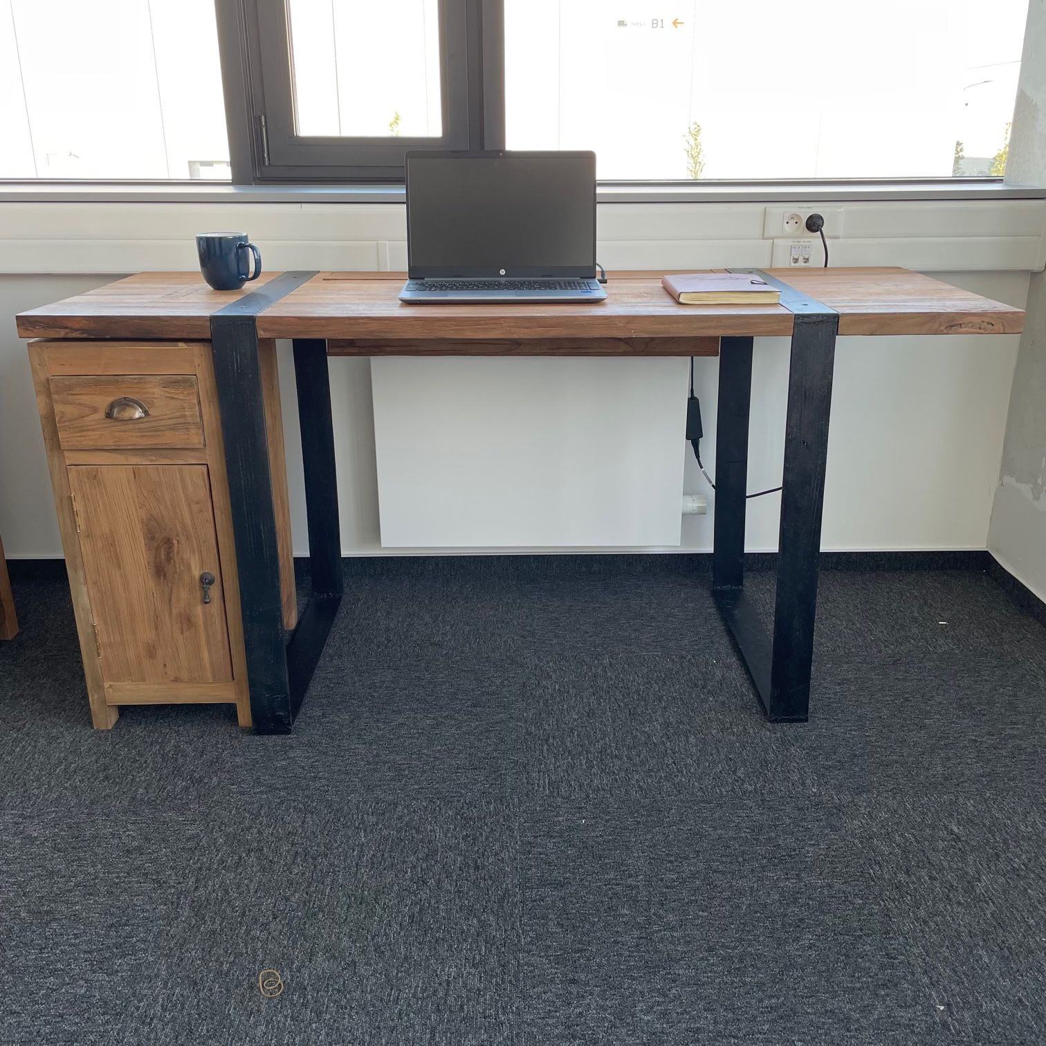 Mesa de Escritorio 160x60x75cm (Cajonera no incluida) - Imagen 5
